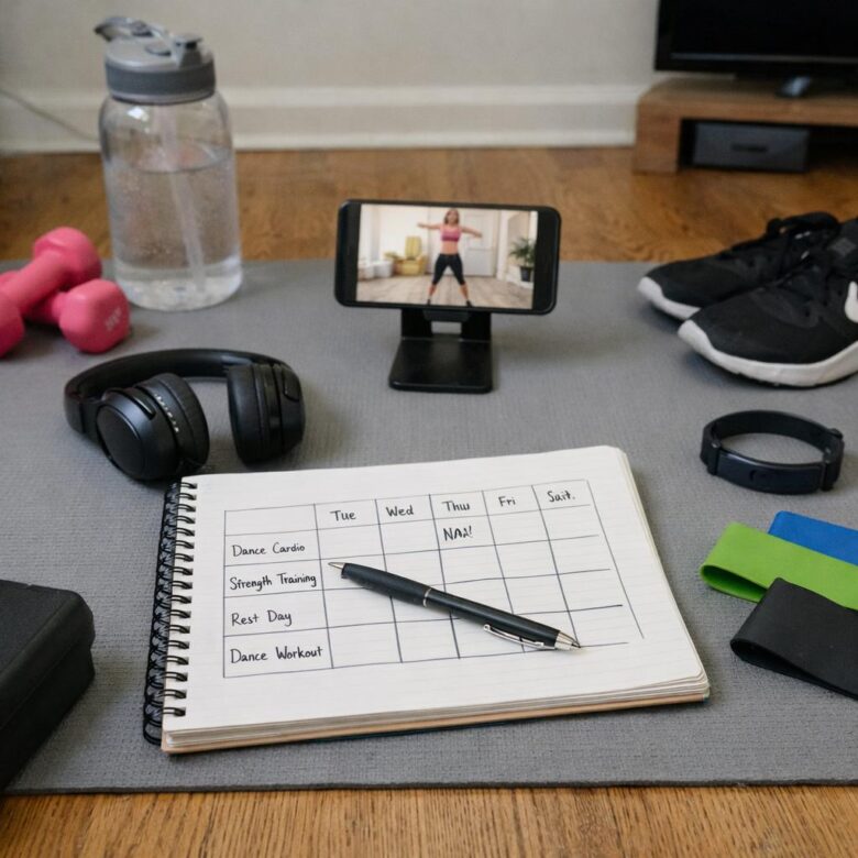 How to Build a Weekly Dance Fitness Routine at Home